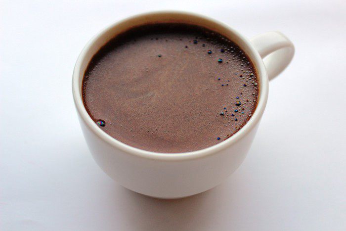 Кофейно-ромовая панна котта с соусом Тоффи