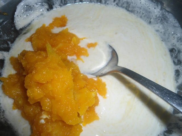 Мягкое тыквенное печенье на сметане и кукурузной муке