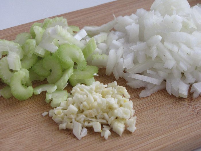 Морское ассорти в &amp;quot;гнездах&amp;quot; из тальятелле