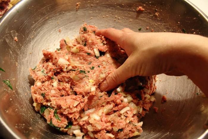 Мясной хлеб с яйцом «Солнечный»