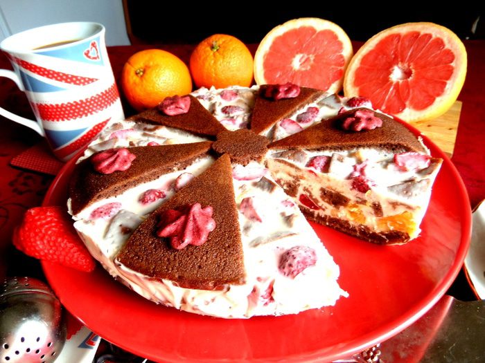 Летний торт &amp;quot;Фрукты в желе&amp;quot;