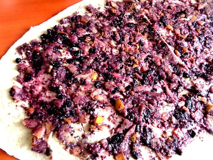 Штрудель из лаваша (постный)