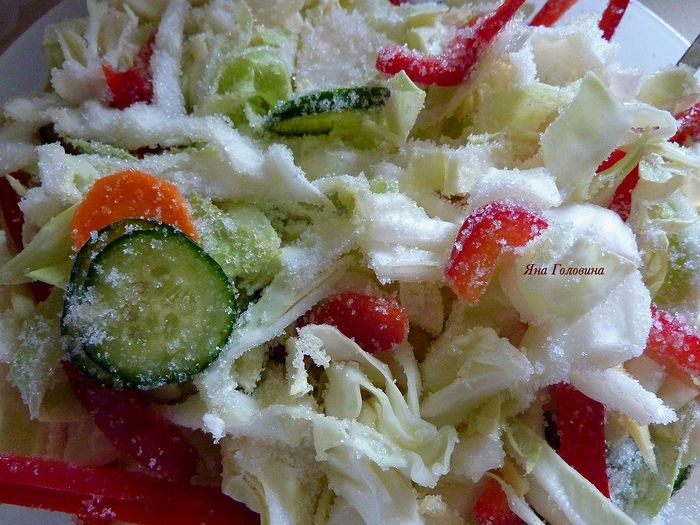 Быстромаринованные овощи 