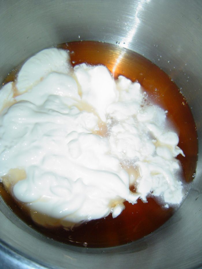 Нежный сметанный десерт 