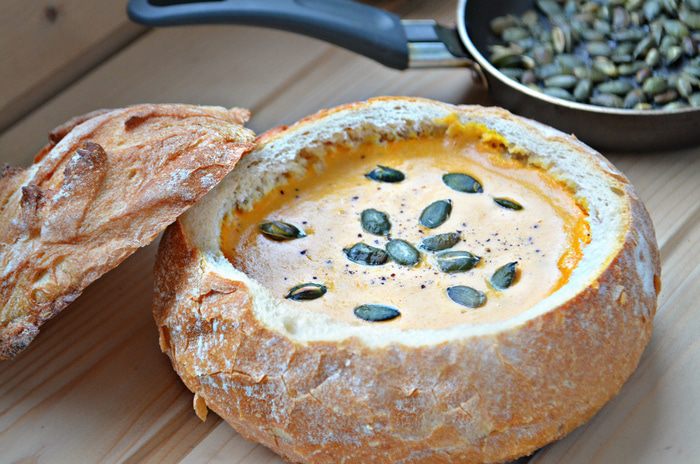 Итальянский тыквенный суп