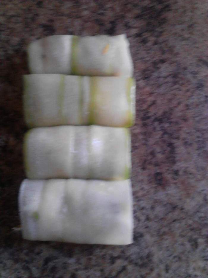 Рулетики из кабачка