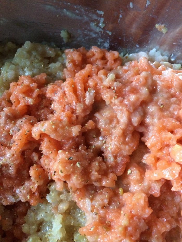 Котлета из щуки и морского лосося