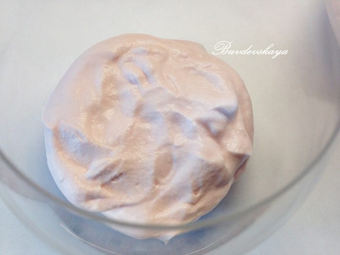 Фиалковое Тирамису (без сырых яиц)