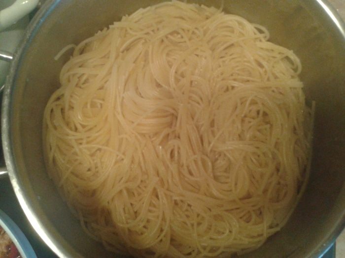 паста с куриным филе и сладким перцем 