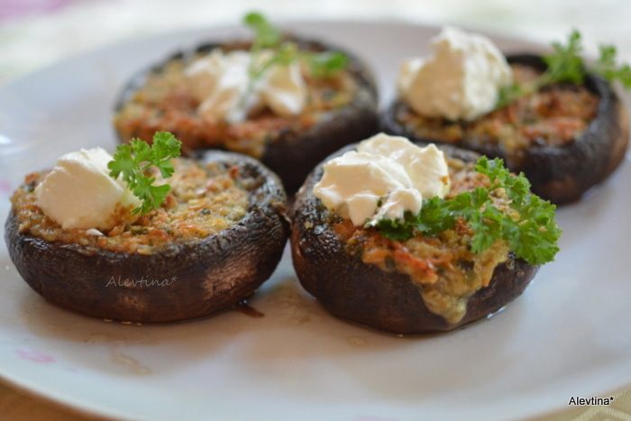 Грибы с начинкой 