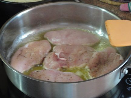 Куриное филе с цукини