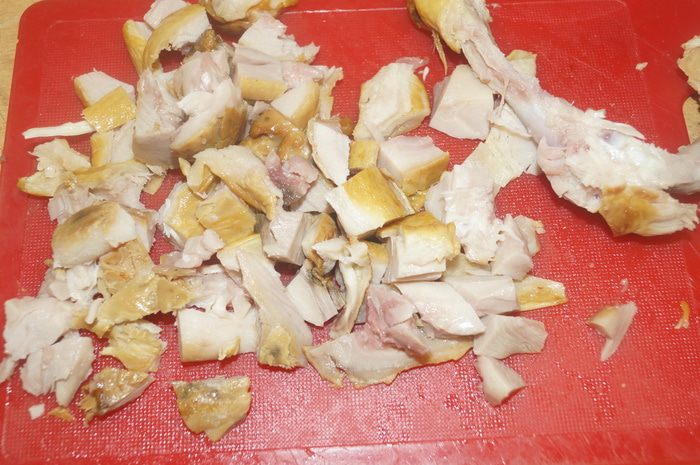 Тыквенный суп с копченой курочкой