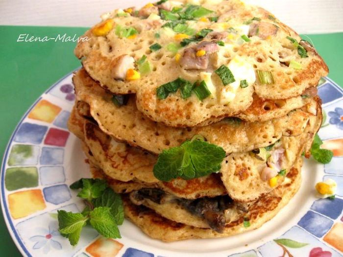 Блины с припеком