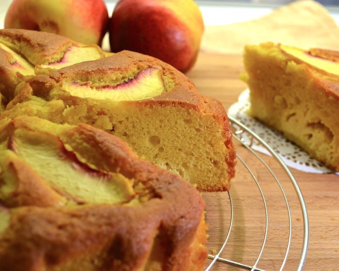 Торт &amp;quot;НУА&amp;quot; с рикоттой и нектаринами