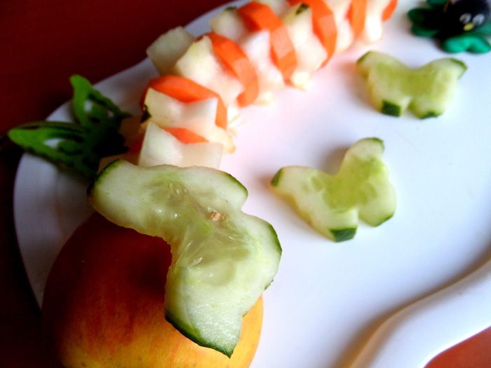 Фруктовый салат &amp;quot;Гусеничка&amp;quot;