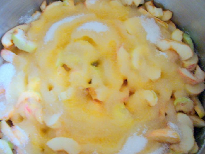 Яблочный мармелад с апельсином и корицей