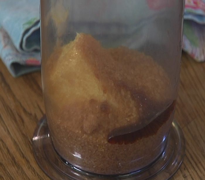Легкий пирог с яблоком и грушей 