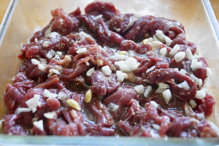 Фахитос по-мексикански с говядиной