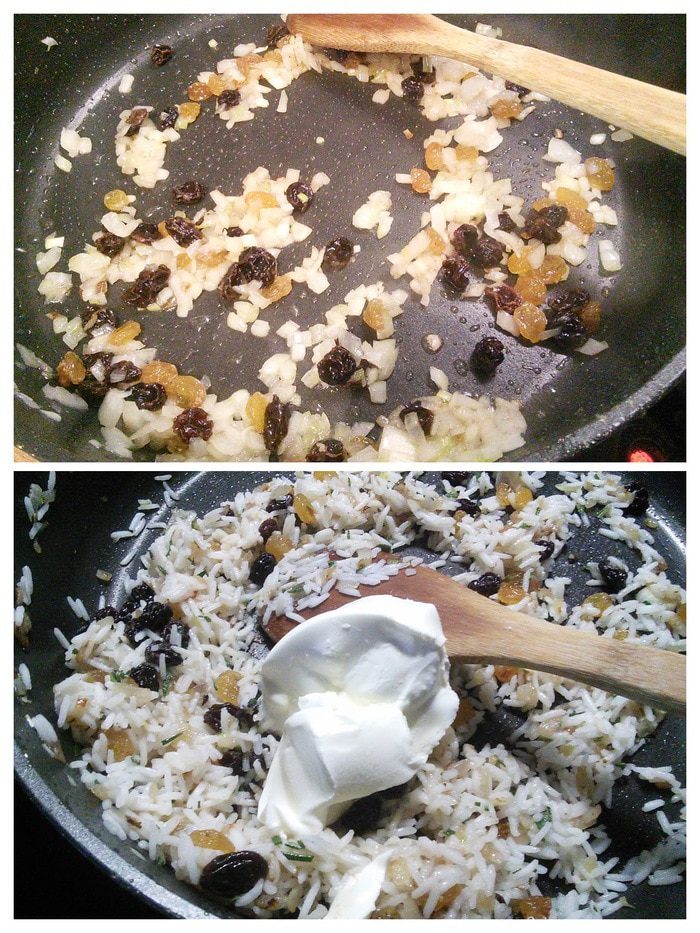 Седло кролика, фаршированное ароматным рисом