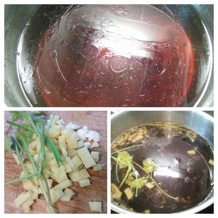 Тайский суп с фрикадельками