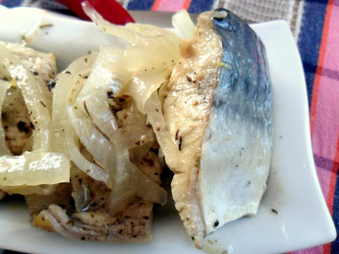 Маринованная скумбрия