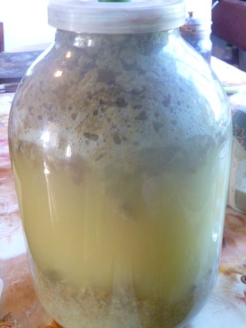 Квас на ржаной закваске