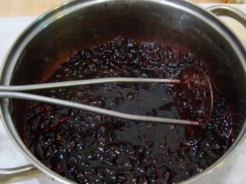 Пирог с барбарисом и калиной