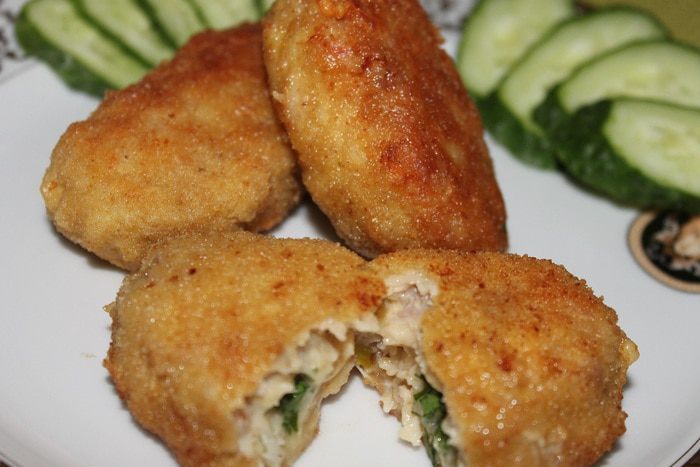 Котлеты с чесночным маслом