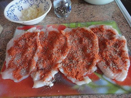 Куриный рулет с паприкой