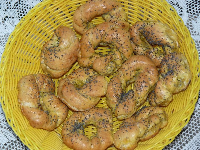Польские бублики «Обваранки с маком»