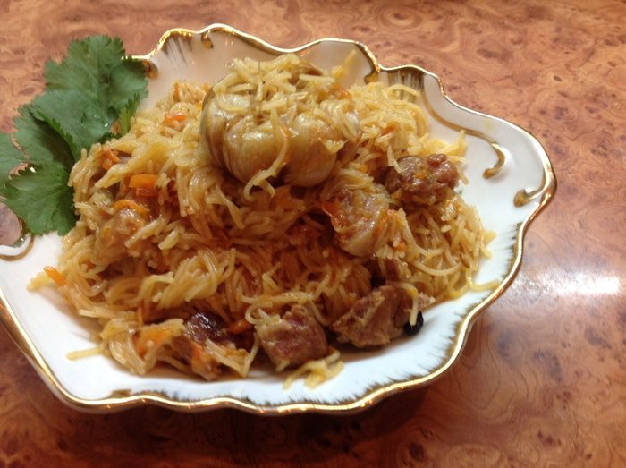 Макаронный плов