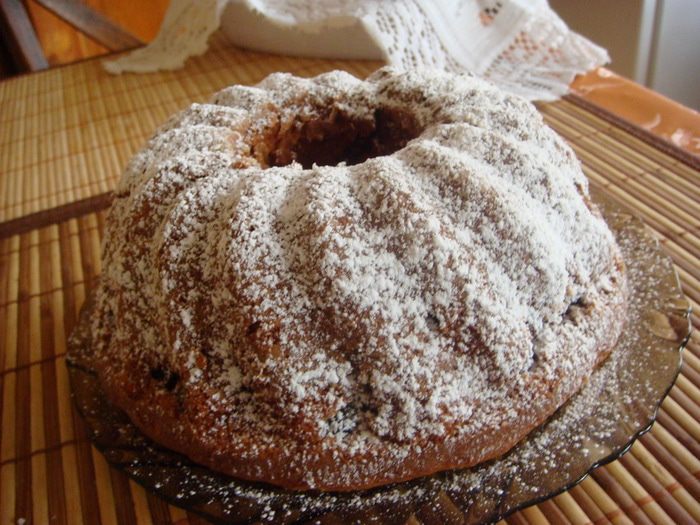 Пирог с яблочным пюре