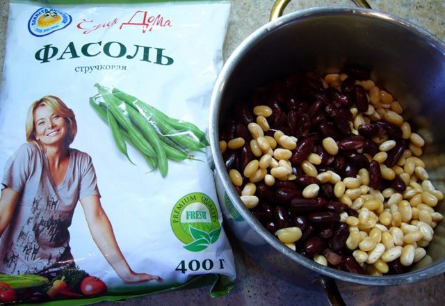 Салат из трех видов фасоли