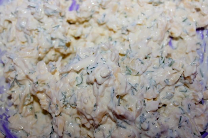 Пирог с сыром и творогом