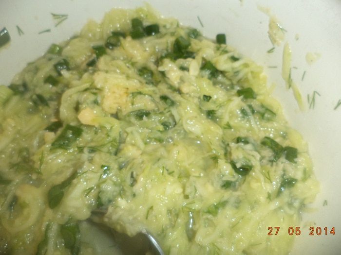 Багет с кабачково-сырной начинкой