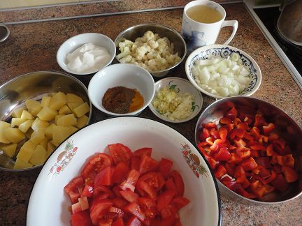 Овощная корма (Vegetable Korma)