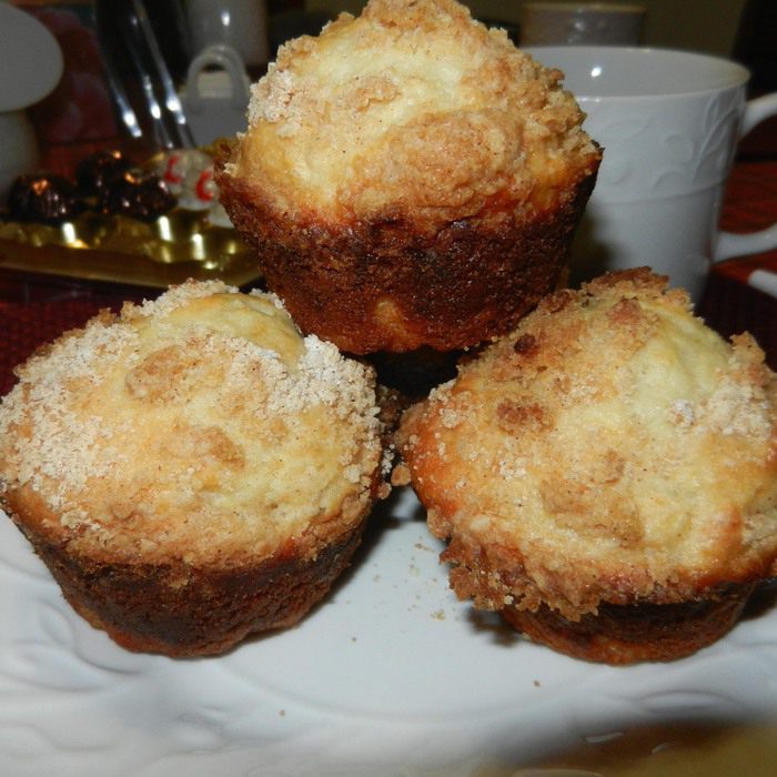 Яблочные кексы &amp;quot;Чудо&amp;quot; (Apple Streusel Muffins)