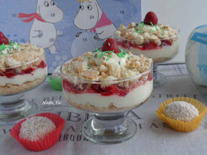 Королевский десерт с маскарпоне на скорую руку (плюс конфетки бонусом)