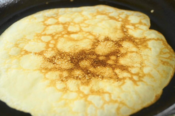 Блинчики с апельсиново-лимонным соусом