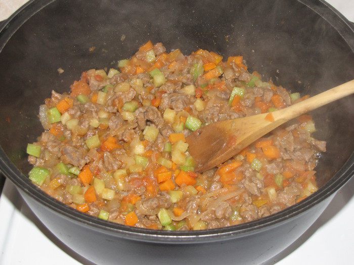 Мош угра, машевый суп с лапшой