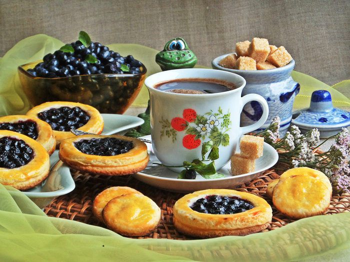 «Песочники» с черникой