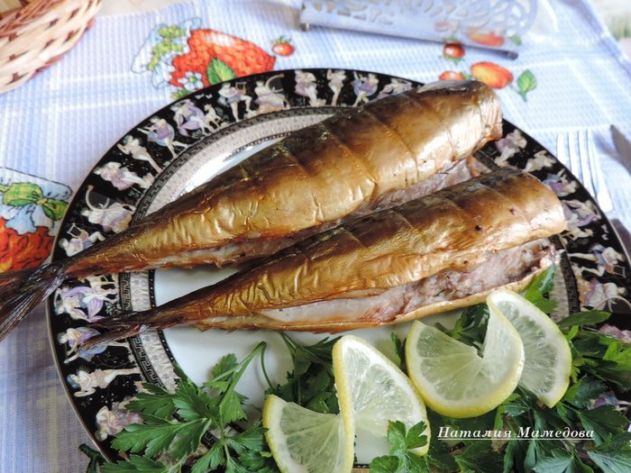 Домашняя скумбрия горячего копчения
