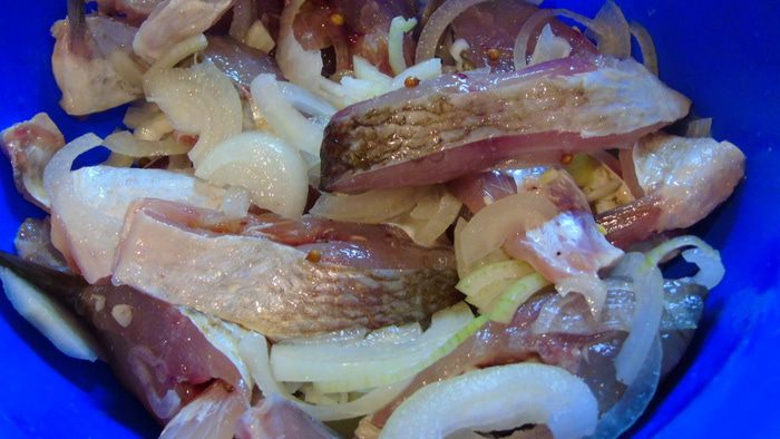 Маринованный лещ