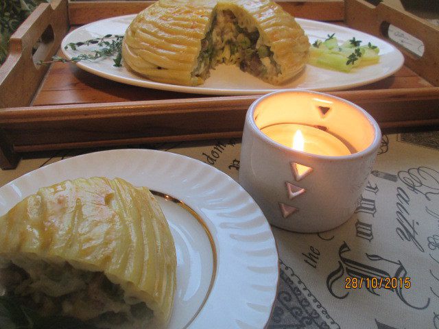 Запеканка &amp;quot;Купол из макарон&amp;quot;