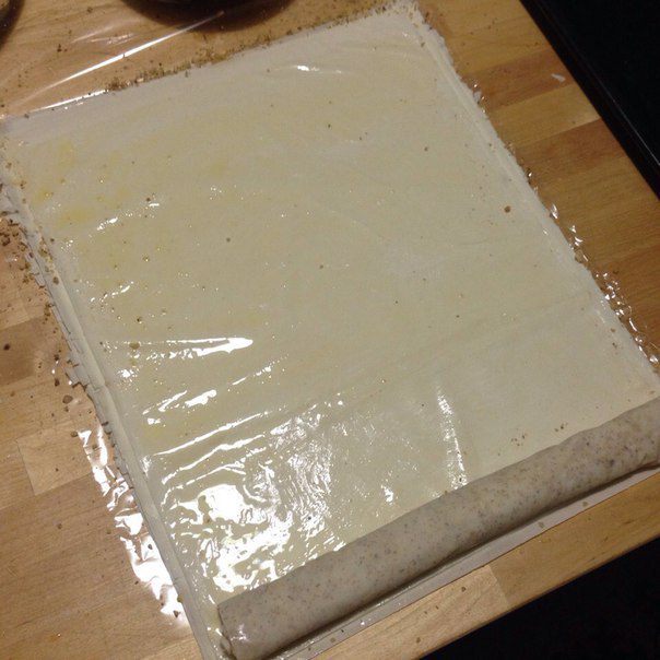 Пахлава с грецкими орехами из теста фило