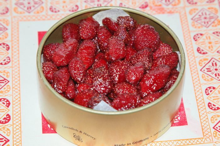Клубничные цукаты