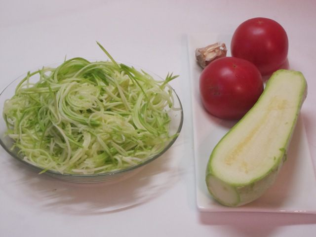 Спагетти из кабачков