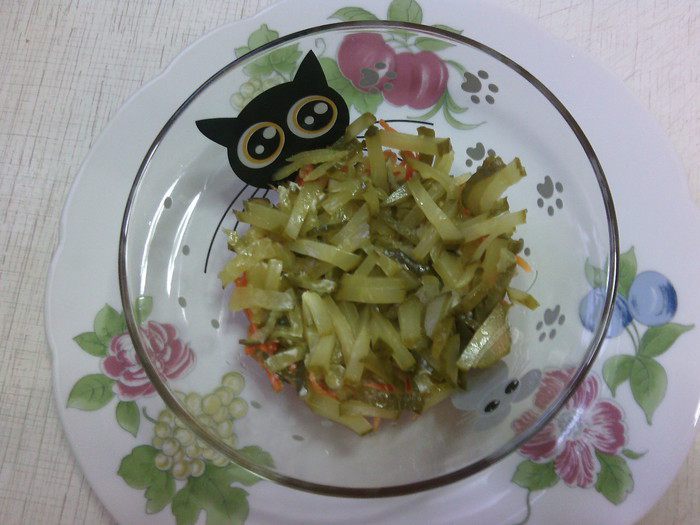 Салат &amp;quot;Орхидея&amp;quot; с морковкой по-корейски
