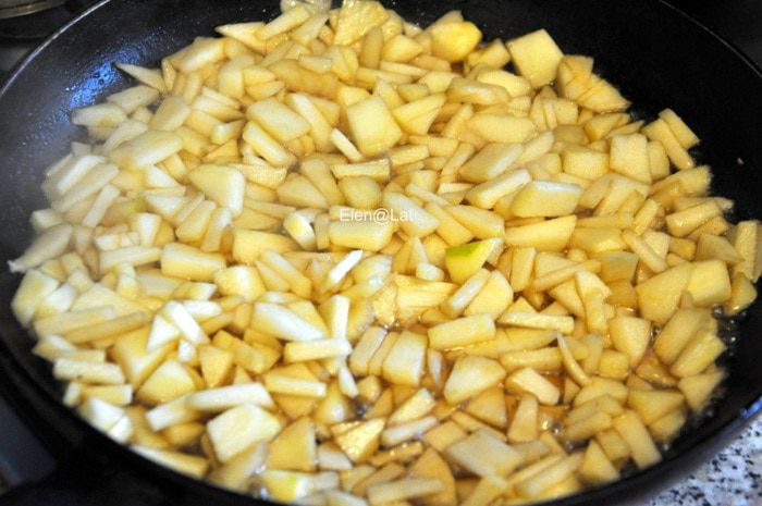 Конвертики с карамельными яблочками