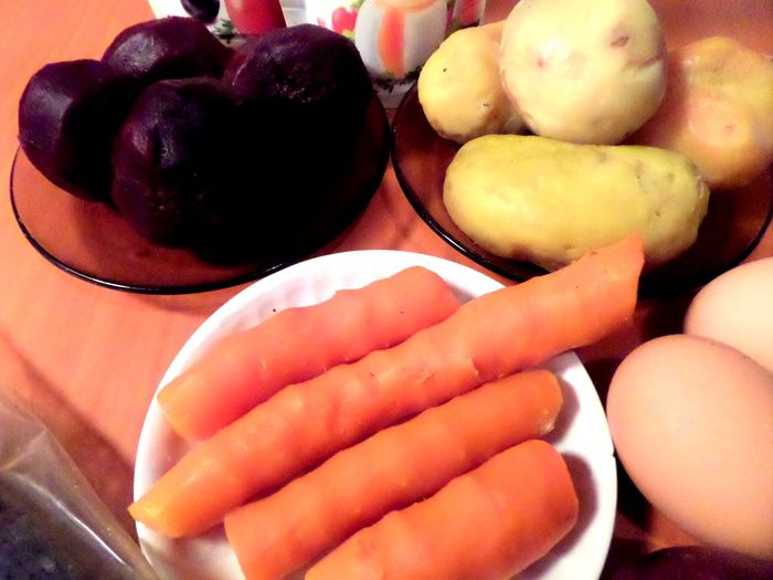 Салат &amp;quot;Селедочка в наряде Санта Клауса&amp;quot;